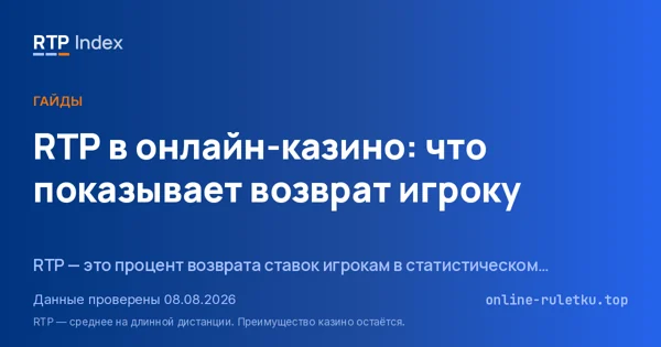 RTP в онлайн-казино: что показывает возврат игроку