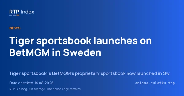 Tiger sportsbook launches on BetMGM in Sweden
