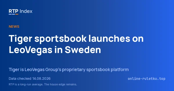 Tiger sportsbook launches on LeoVegas in Sweden